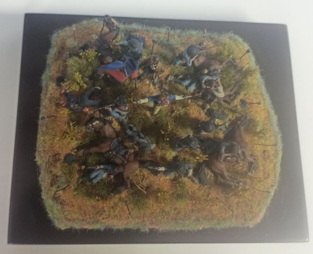 Diorama última batalla del general Custer