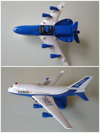 Airbus 757 c/luz sonido despegue aterrizaje avión