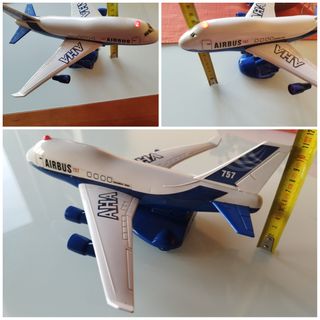 Airbus 757 c/luz sonido despegue aterrizaje avión