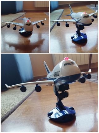 Airbus 757 c/luz sonido despegue aterrizaje avión