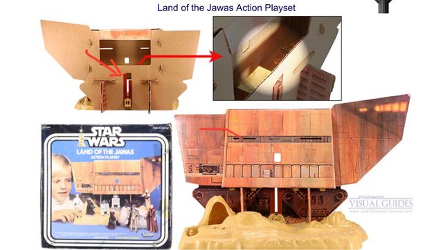 Star Wars kenner - Rail elevador land of jawas