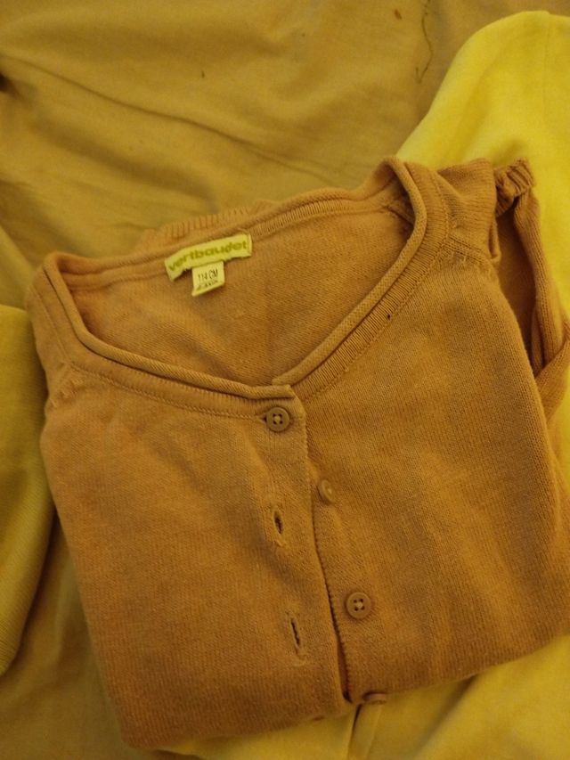 chaqueta rosa talla seis años 100% algodón