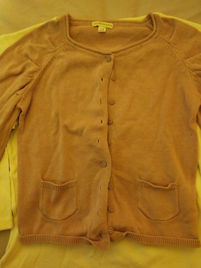 chaqueta rosa talla seis años 100% algodón