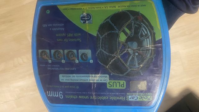 Cadenas de neumáticos para nueve