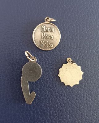 Lote 3 medallas plata