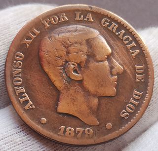 10 CÉNTIMOS 1879 ALFONSO XII 
