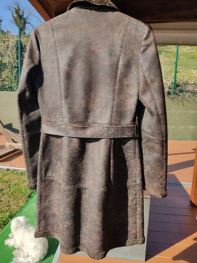 Abrigo  marrón talla 38