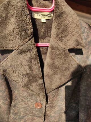 Abrigo  marrón talla 38