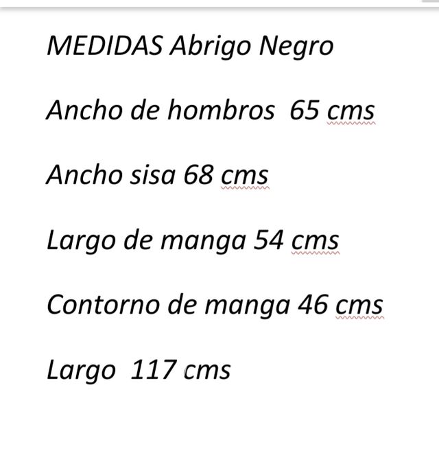 Abrigo negro largo de C&A