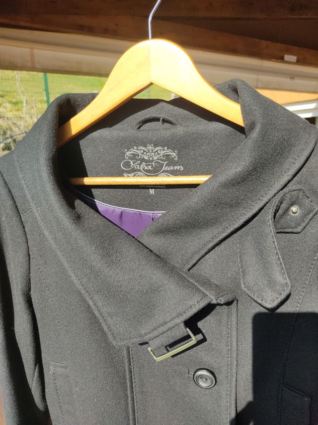 Abrigo de paño talla M