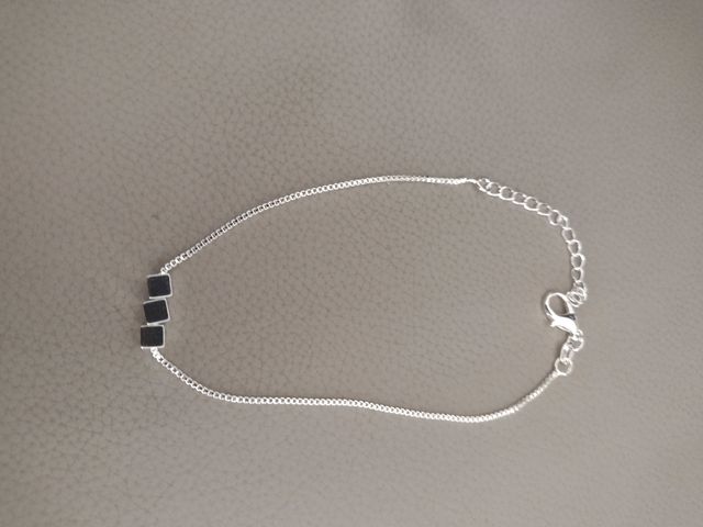 bracciale unisex regolabile,da 19 a 23 cm.in argen