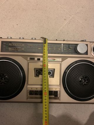 Radio cassette Crown en caja original