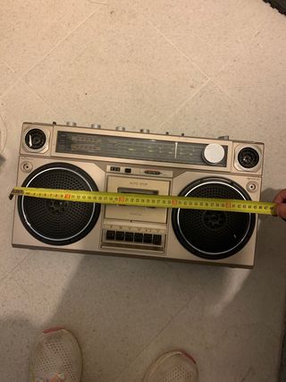 Radio cassette Crown en caja original
