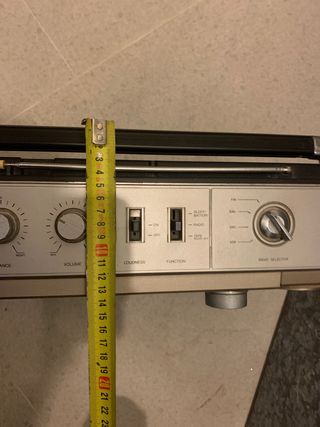 Radio cassette Crown en caja original