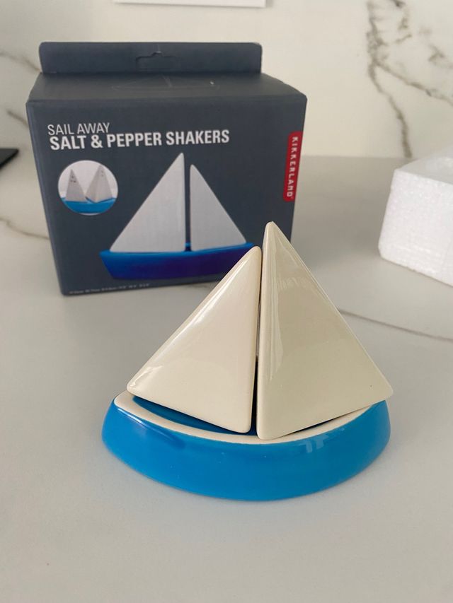 Salero y pimentero con forma de barco ¡NUEVO!