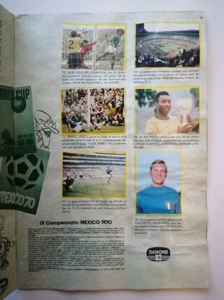 completo!! ALBUM CROMOS FUTBOL EN ACCION DANONE 82