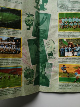 completo!! ALBUM CROMOS FUTBOL EN ACCION DANONE 82
