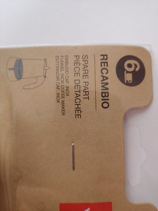 Recambio cafetera Valira