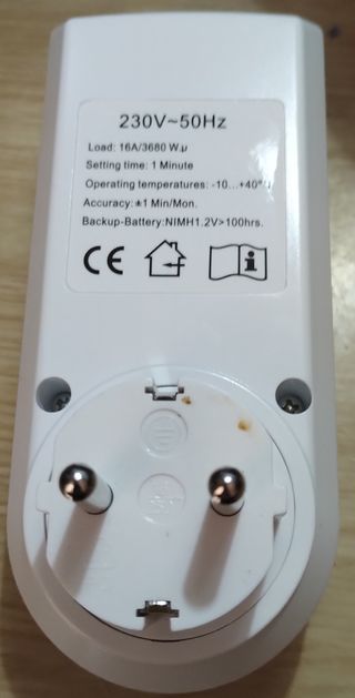 Enchufe temporizador digital