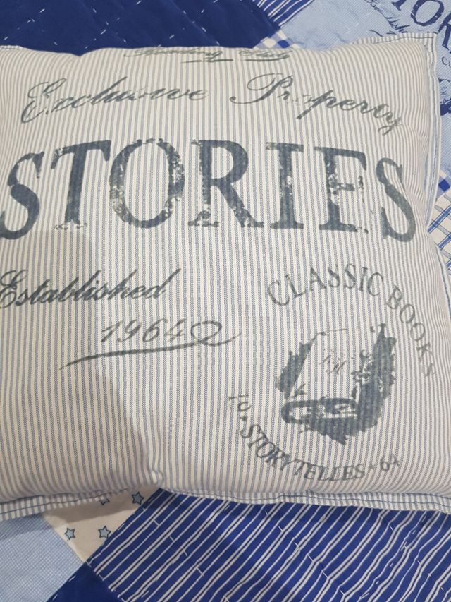 Funda cojín rayas Zara home