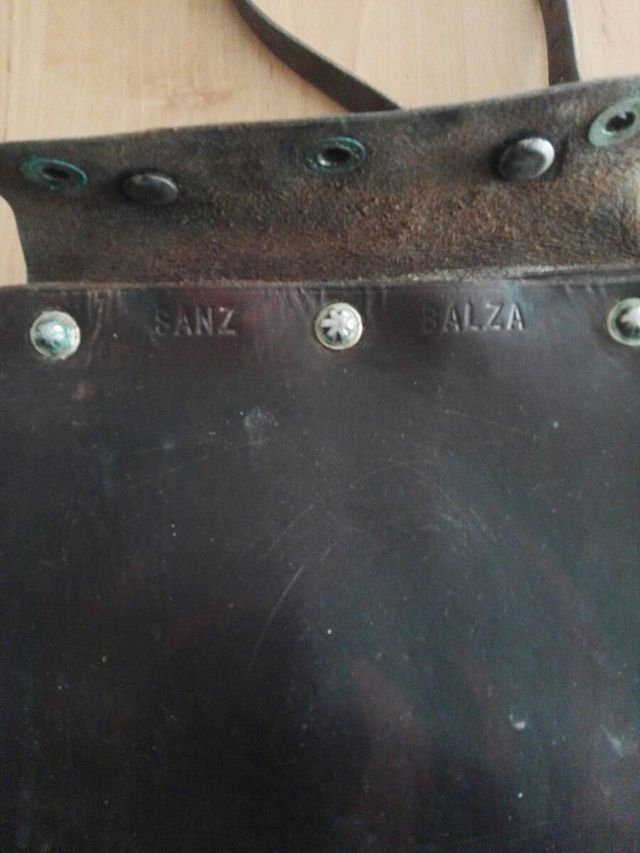 bolso bandolera cartografia militar cuero