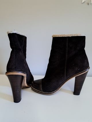 Botines piel talla 37 