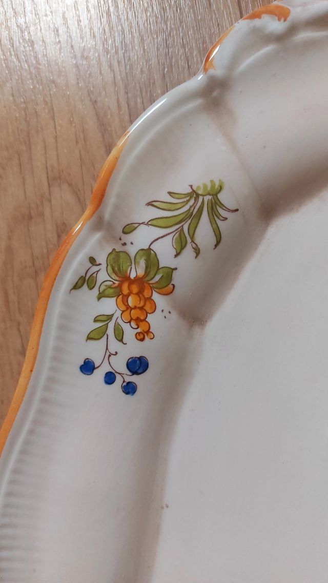 Preciosa bandeja ceramica artistica