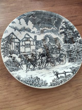 plato vintage San Claudio