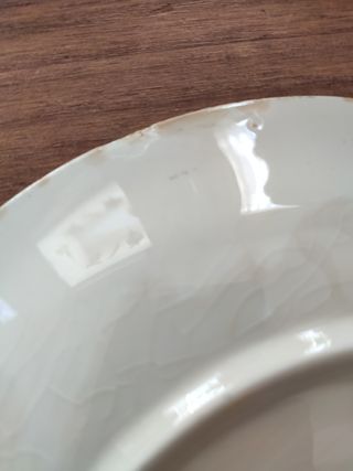 plato vintage San Claudio