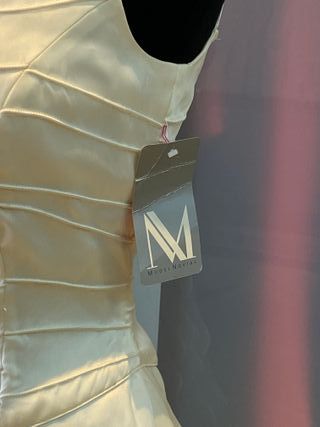 vestido de novia tirantes escote cuadrado