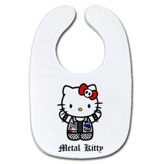 Babero Metal Kitty