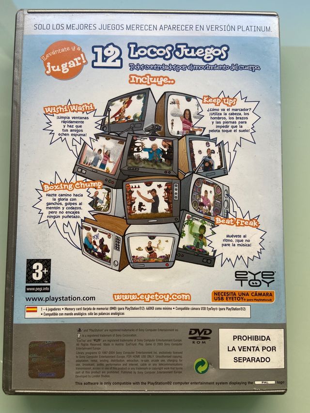 Juego playstation 2 Eyetoy Play