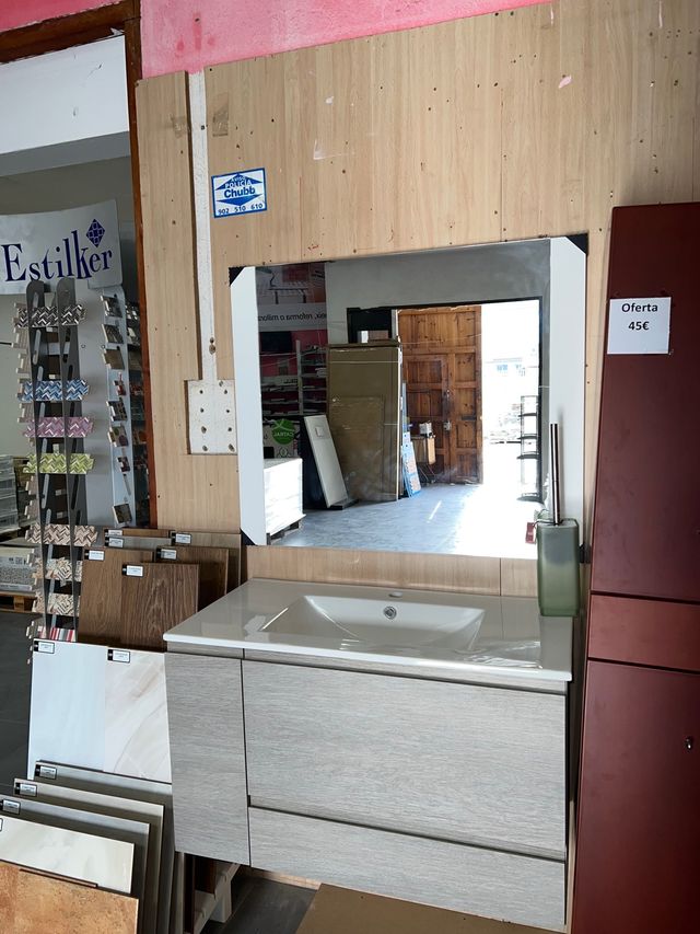 Oferta de lavamanos en stock de 90cm/80cm y 70cm