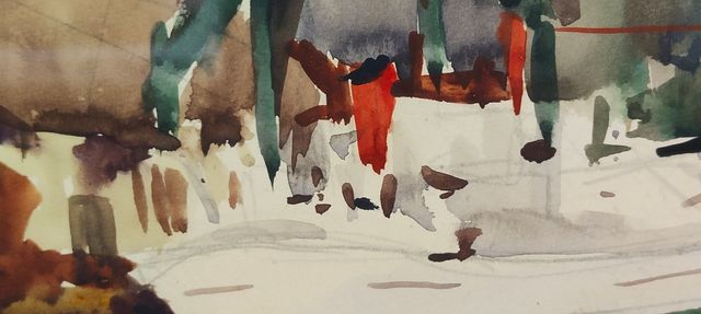 gran cuadro oleo de Ramón Barreiro bengoa firmado