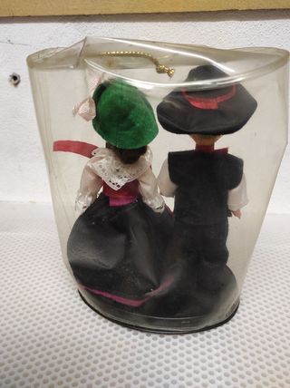 Coppia bamboline vintage "Dolomiti"