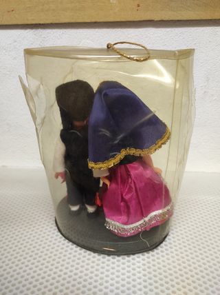 Coppia bamboline vintage "Calabria"