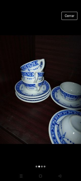 juego de tazas de café