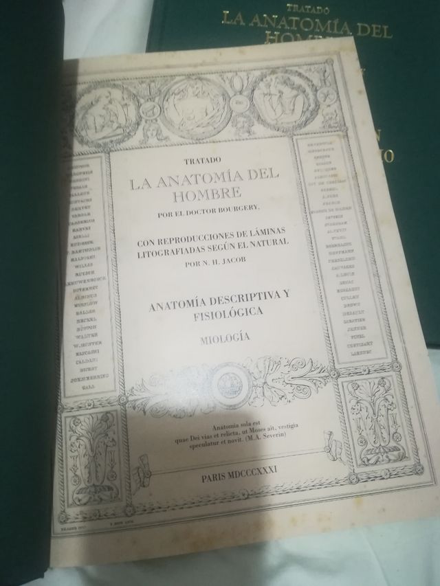 Tratado la anatomía del Hombre4 tomos