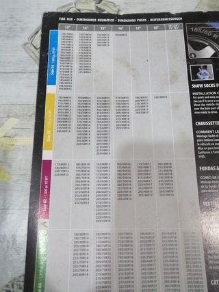 Fundas antideslizantes para nieve y hielo