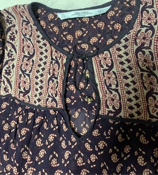 Blusa de Zara marrón 