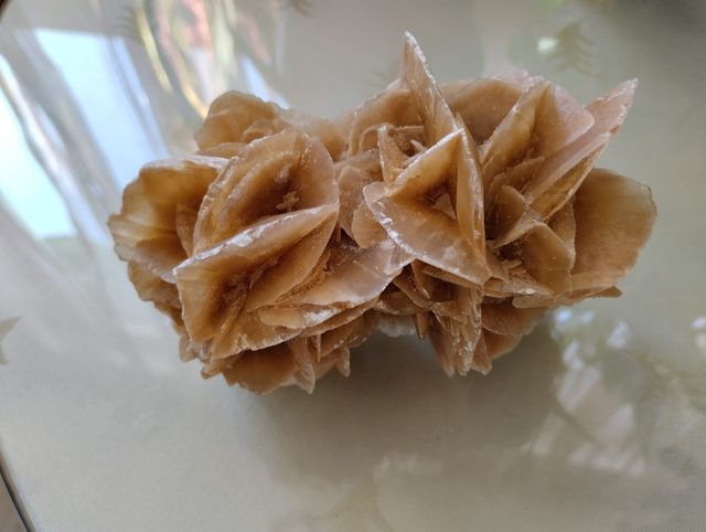 mineral rosa del desierto 12*9cm