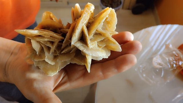 mineral rosa del desierto 12*9cm