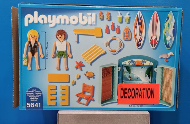 Playmobil 5641 cofre tienda de surf