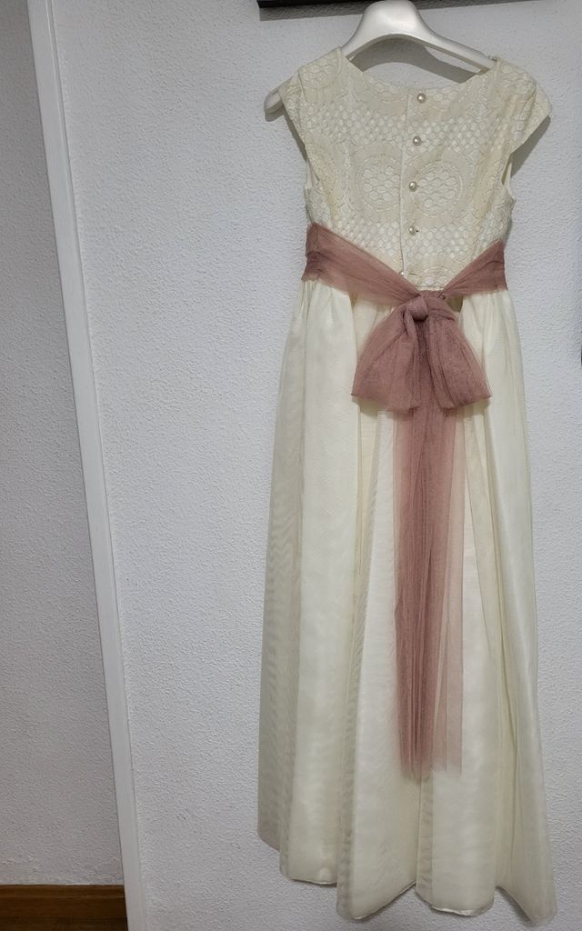 Vestido de comunión 115  [talla 9/10)