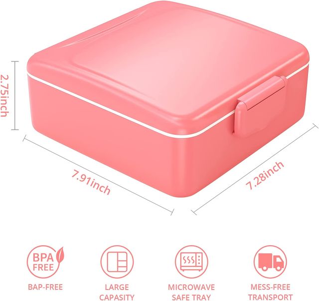 Fiambrera con compartimentos