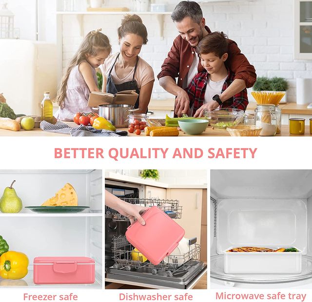 Fiambrera con compartimentos