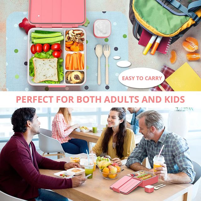 Fiambrera con compartimentos