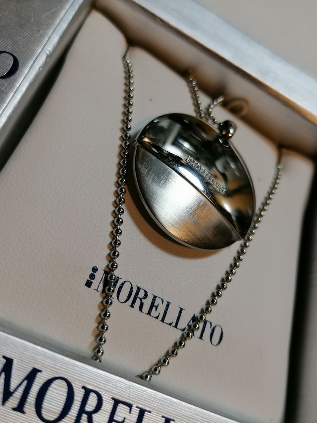 Collana Morellato in acciaio, "Kiss me stupid"