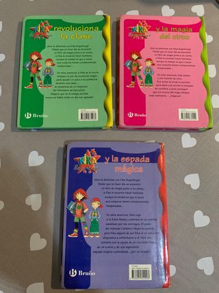 Lote 3 libros de Kika Superbruja