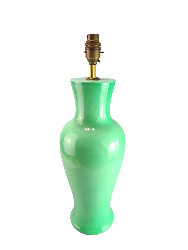 Lampara japonesa vintage mid-century ceramica